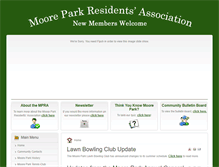Tablet Screenshot of moorepark.org